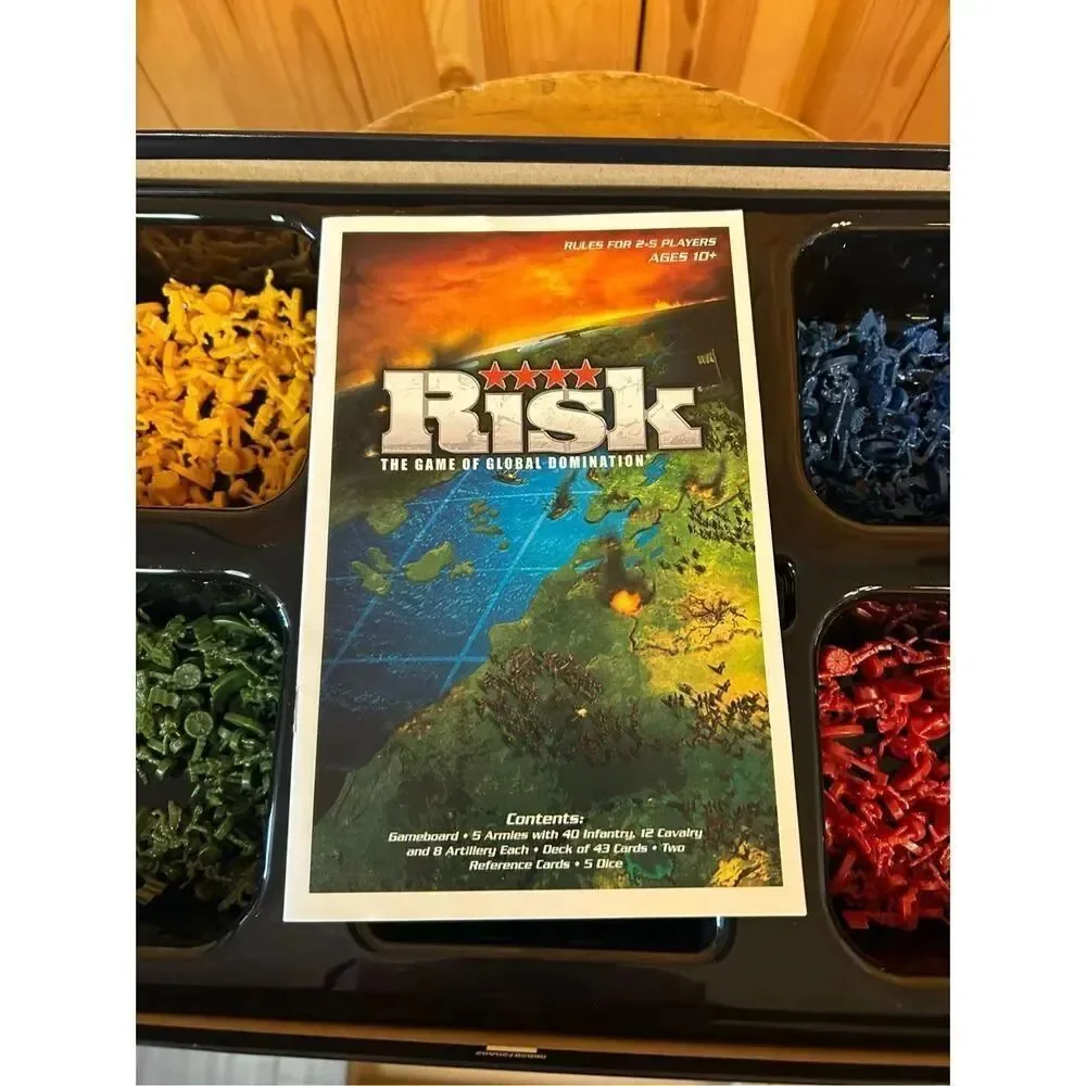 Risk Board Game 2010 Complete The Game of Global Domination Strategy COMPLETE (